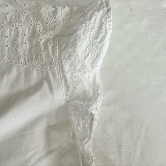 GAP Plus Size White Eyelet Sleeveless Maxi Dress size XXL - Picture 8 of 8